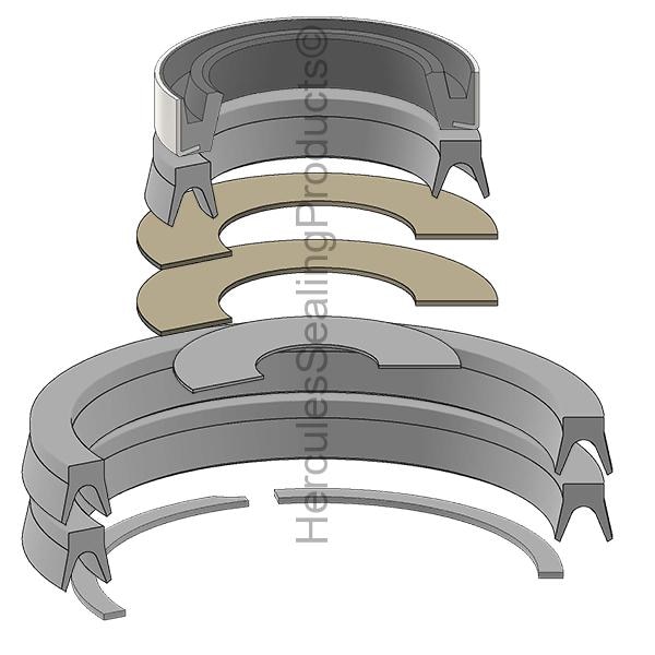 Sheffer - After Market Parts Hydraulic Cylinder Repair Kit- 1-3/8x7 Pneumatic Kits 720-00700 - main